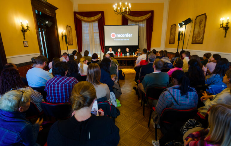 Recorder panel at IJF24